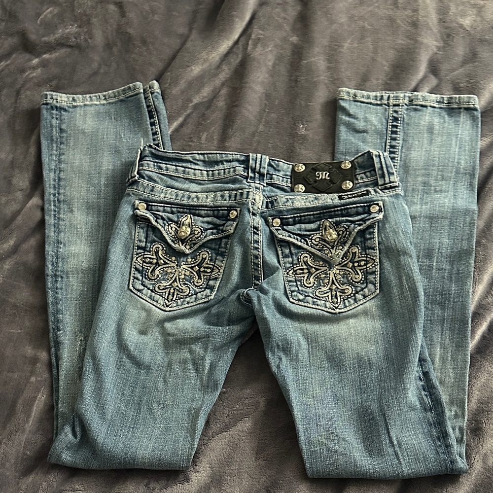 Miss Me low rise bootcut jeans
